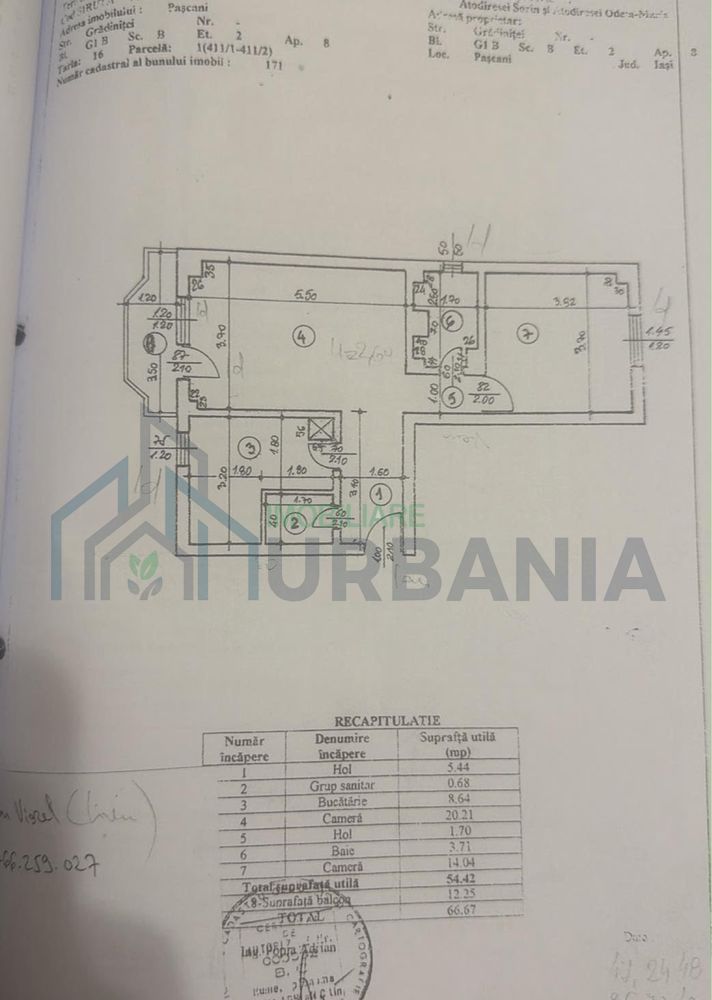 Apartament 2 camere cu debara, etaj 2, lift, zona Centru, Pașcani - Poză 8
