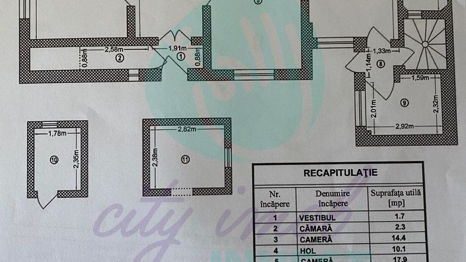 Parter de vila cu mică curte, Piața Alba Iulia - Poză 5