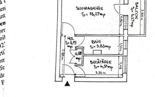 TOMIS NORS - CIRESICA | 2 camere | gaz | balcon | de inchiriat - Schiță 3