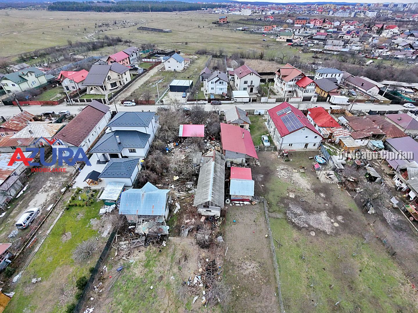 Teren 1053 mp cu deschidere 18 m – Războieni, str. Turcești - Poză 5