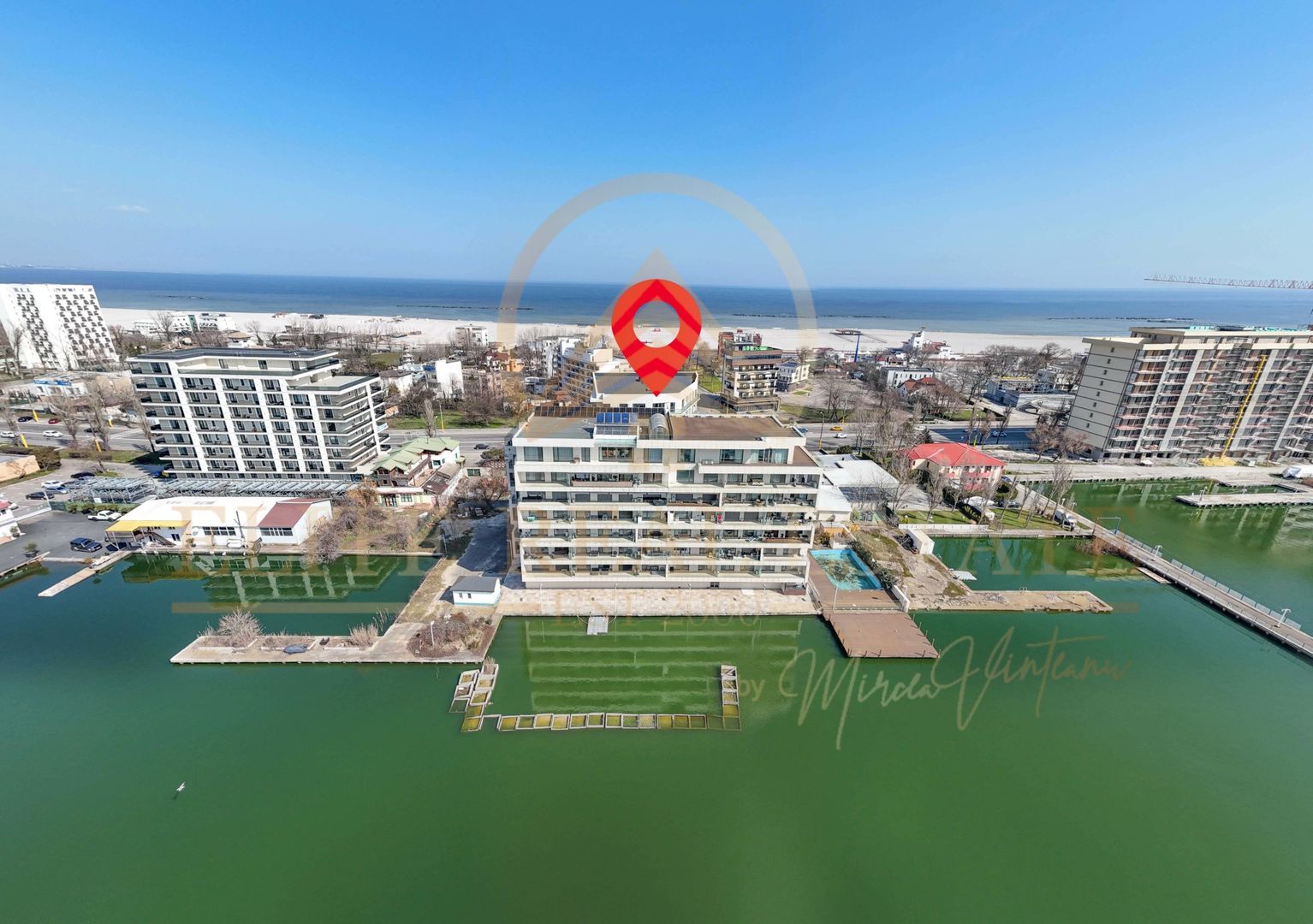 Apartament 2 camere, vedere frontală lac, in Statiunea  Mamaia, - Poză 34