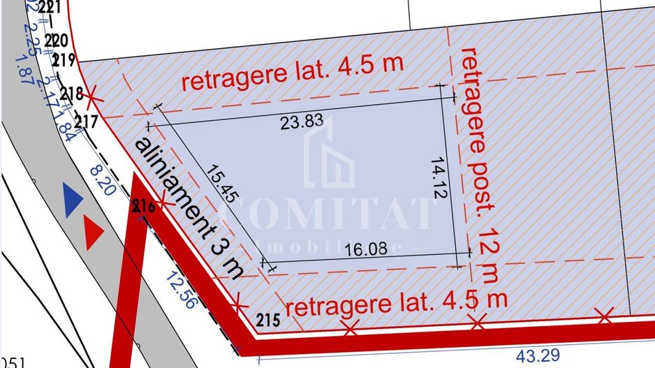 Teren pentru construcție casă cartier Făget - Poză 1