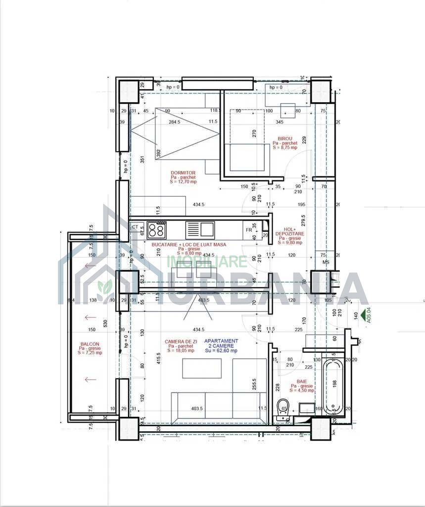 Apartament 2 camere + birou, 69,85 mp (balcon inclus) – Freya Home, Iași - Poză 1