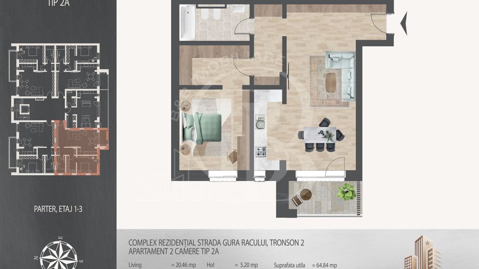 2 camere cu dressing  Pallady Metrou Nicolae Teclu - Poză 12