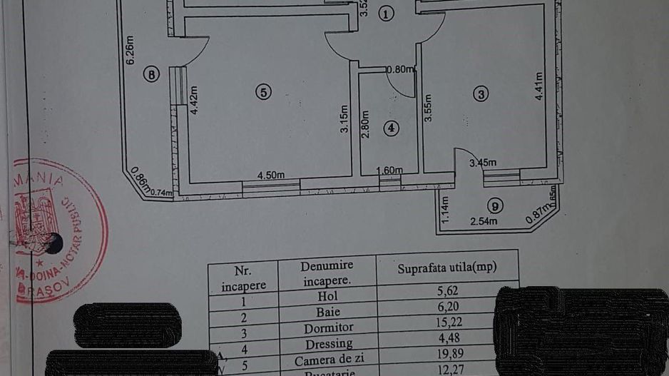 2 camere cu structura mare 65 mp utili - Poză 16