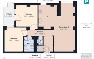 Apartament cu 3 camere, zona Soarelui - Poză 13