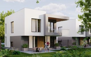 CASE INDIVIDUALE - 6 CAMERE, GARAJ, PANOURI SOLARE, COMISION 0% - Poză 2