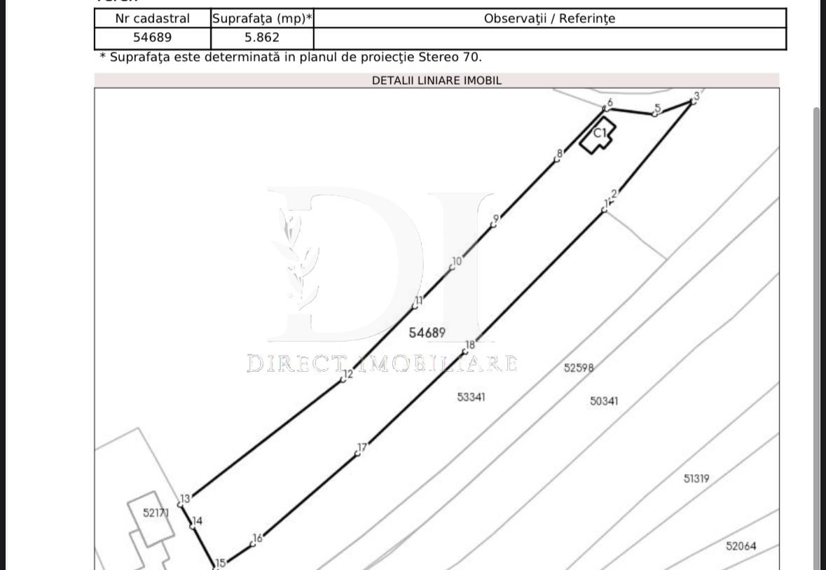 Teren Tureni 44,90 euro mp - Poză 3