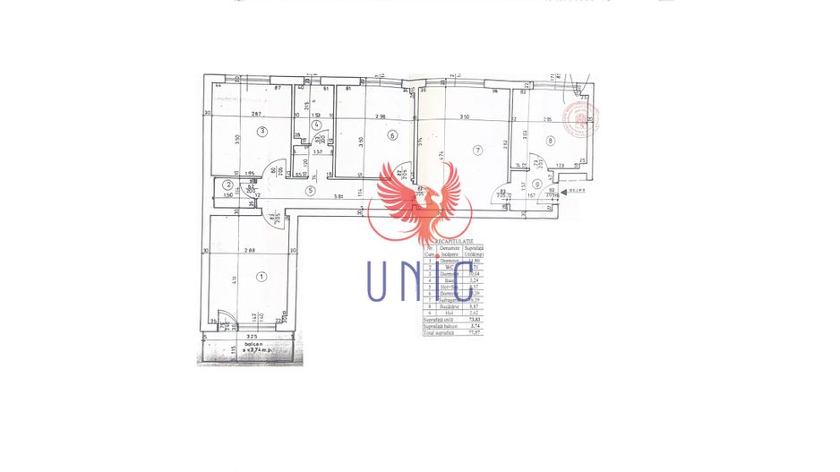 Apartament 4 camere Brazda Lui Novac et 3/4 - Schiță 8