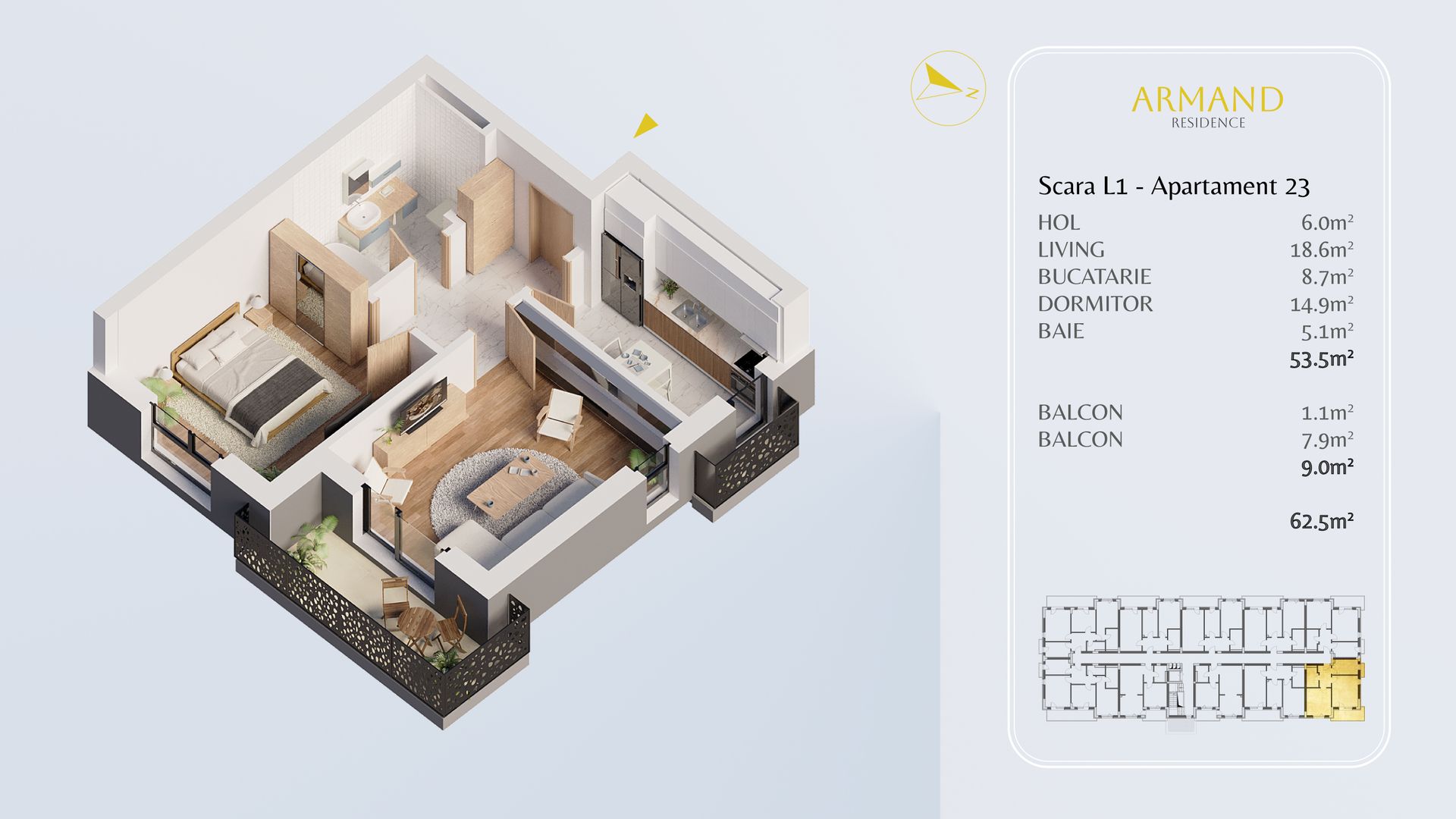 2 camere decomandat finalizat Titan Pallady Metrou Nicolae Teclu - Schiță 7