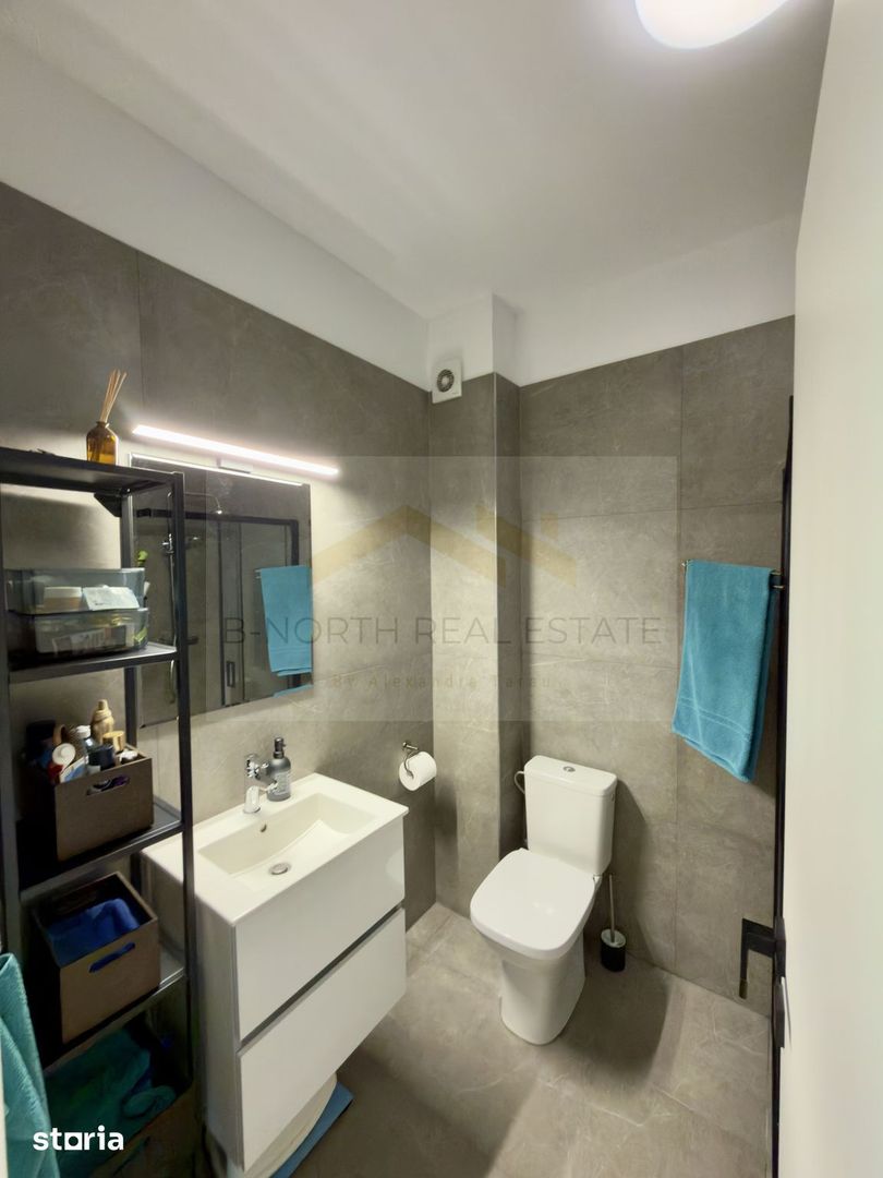 Apartament 3 camere premium | Orientare sud | 2 băi | 2 parcări City Nord Tunari - Poză 15