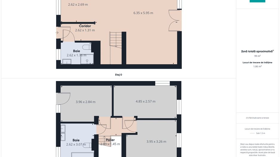 Duplex nou la preț de apartament - Poză 18