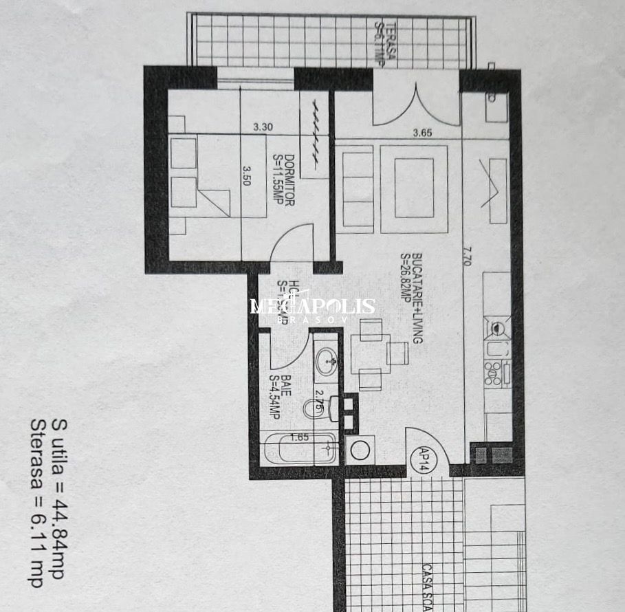 Apartament 2 camere | Priveliște inedită | Loc de parcare + boxă - Poză 17