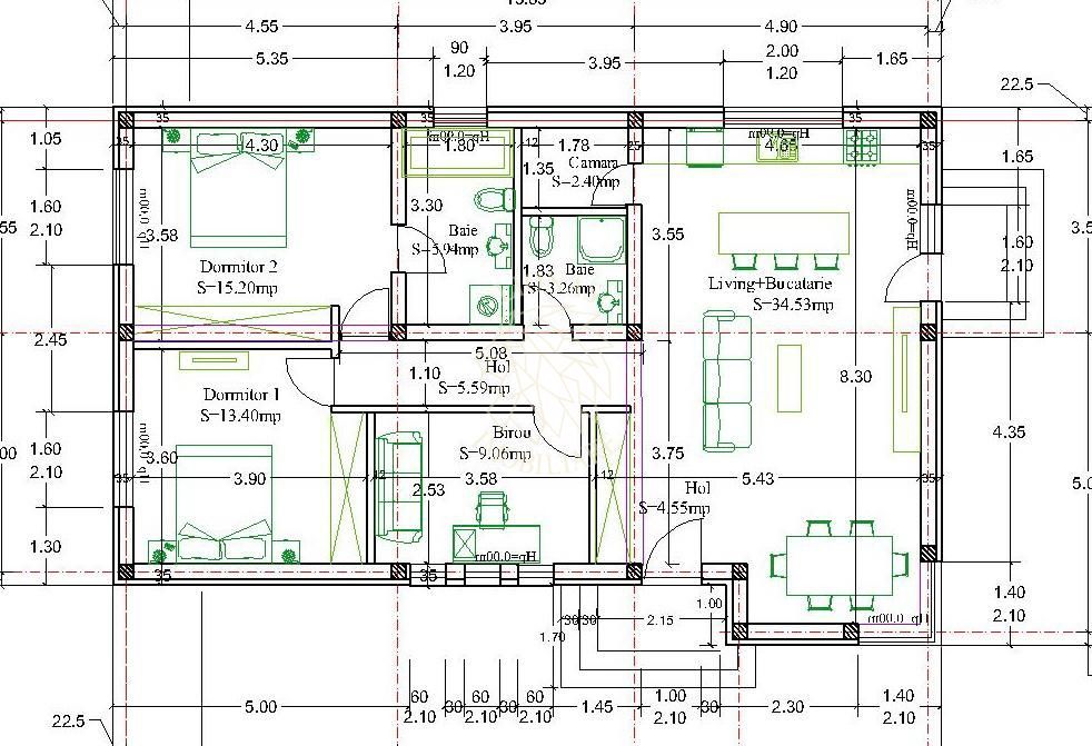 Casa Noua 4 camere-teren 665 mp-parcare-Unirea - Poză 1