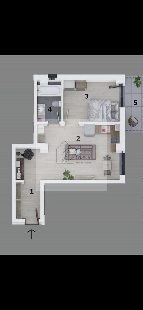 Apartament 2 camere Otopeni I Langa Compex Natatie I COM 0% - Poză 2