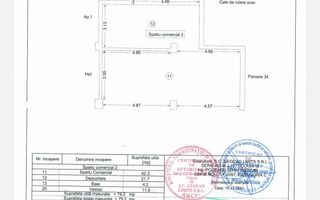 Spatiu comercial 75mp, vitrina stradala 12 m - (COD10) TOMIS NORD - Poză 11