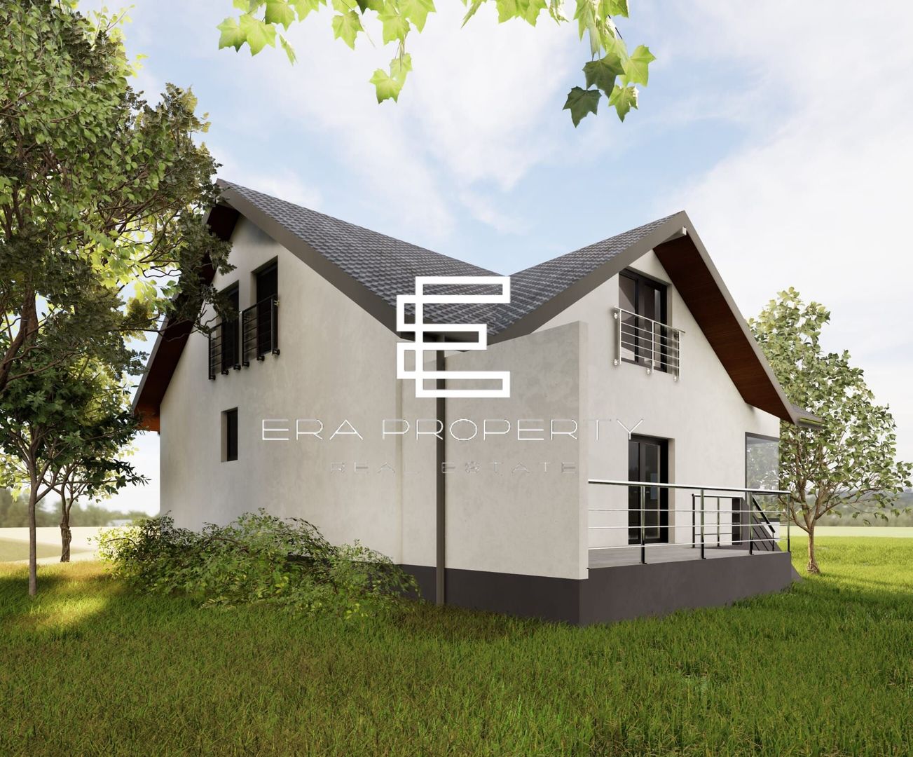 Casa individuala -pivnita-teren 350 mp- priveliste superba - Poză 9